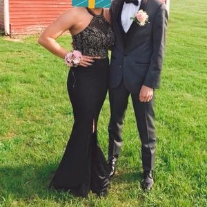 Worn Once!! Sherri Hill two-piece prom/evening gown Size 8